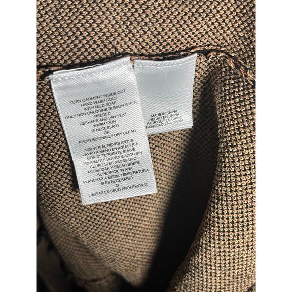 Rachel Roy Womens Brown Leopard Print Tank Midi Dress Size Large - Picture 7 of 8